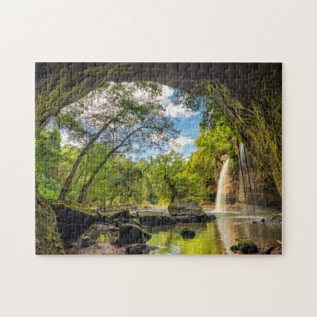 Haew Suwat Waterfall Jigsaw Puzzle (Horizontal)