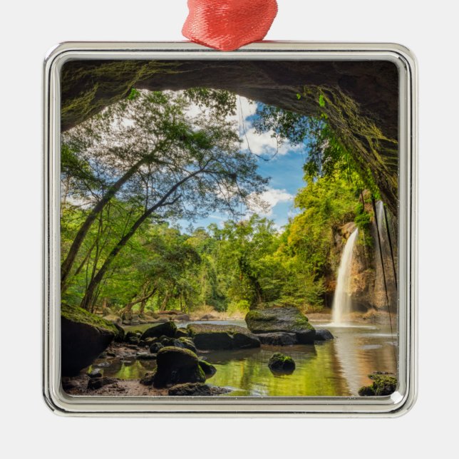 Haew Suwat Waterfall Metal Ornament (Front)