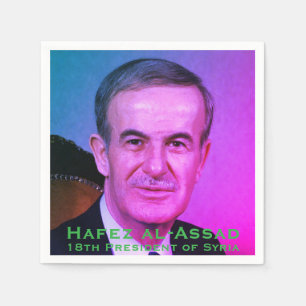 Hafez al-Assad, Syrian Arab Republic President Napkin