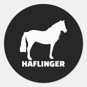 Haflinger Horse Classic Round Sticker