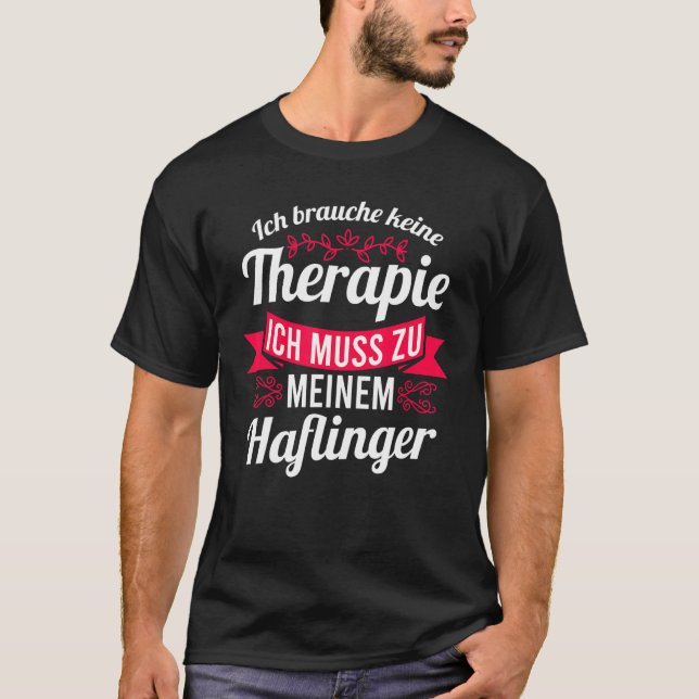 Haflinger Horse T-Shirt (Front)
