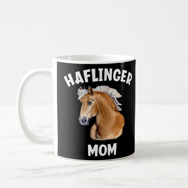 Haflinger Mum  Haflinger Horse  Coffee Mug (Left)