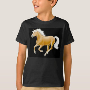 Haflinger Palomino Pony Kids Dark T-Shirt