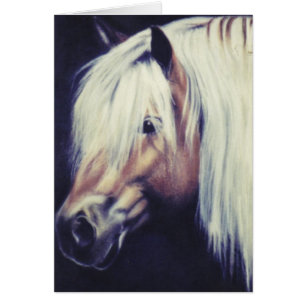 "Haflinger Pony" equine card