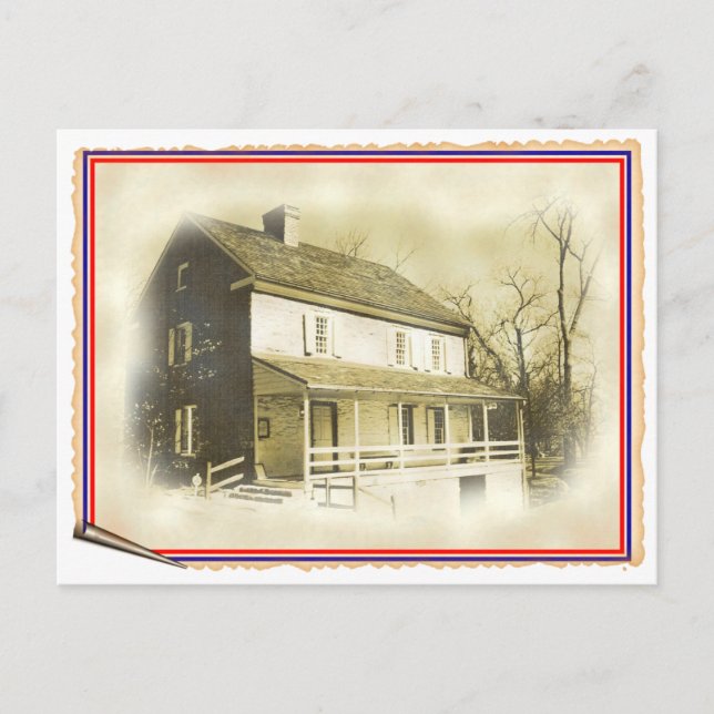 Hager House Colonial Home Postcard (Front)