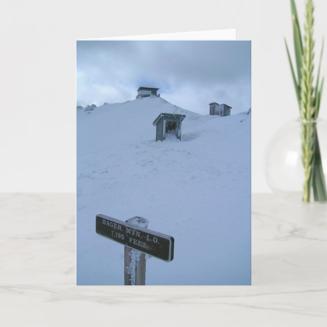 Hager Mtn. Fire Lookout Card (Front)