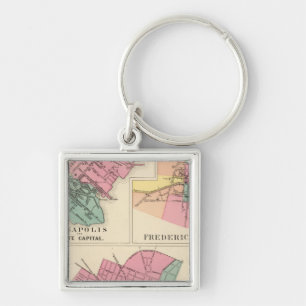 Hagerstown, Annapolis, Frederick City Key Ring