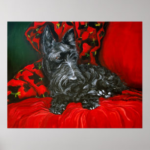 Haggis the Scottish Terrier Poster
