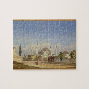 Haghia Sophia, Constantinople, 1843 (oil on canvas Jigsaw Puzzle