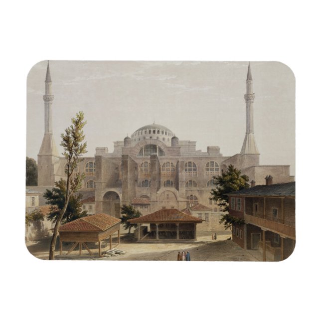 Haghia Sophia, Constantinople, pub. 1852 (colour l Magnet (Horizontal)