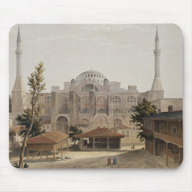 Haghia Sophia, Constantinople, pub. 1852 (colour l Mouse Pad (Front)