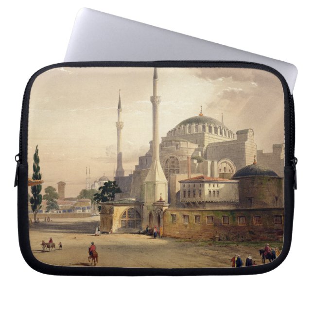 Haghia Sophia, plate 17: exterior view of the mosq Laptop Sleeve (Front)