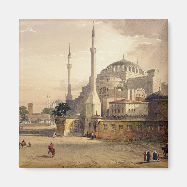 Haghia Sophia, plate 17: exterior view of the mosq Magnet (Front)