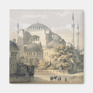 Haghia Sophia, plate 19: exterior view of the mosq Magnet