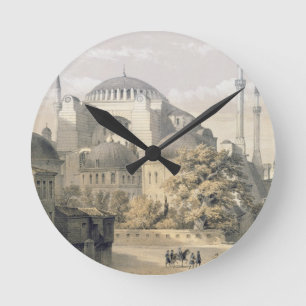 Haghia Sophia, plate 19: exterior view of the mosq Round Clock