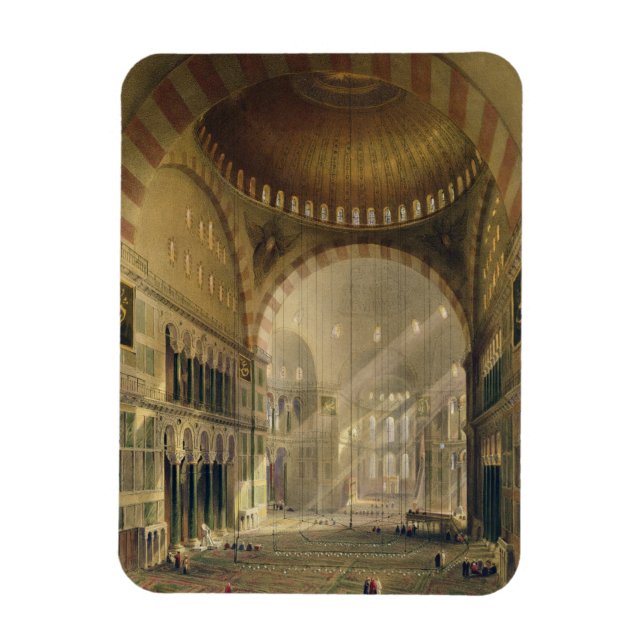 Haghia Sophia, plate 24: interior of the central d Magnet (Vertical)