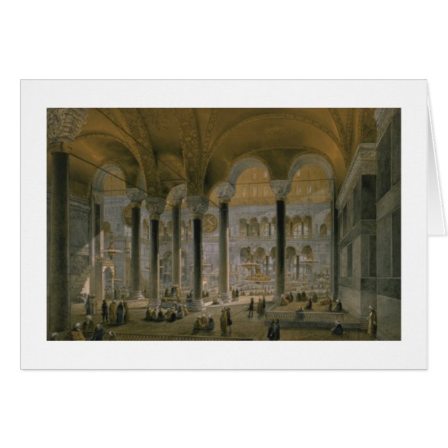 Haghia Sophia, plate 6: the north nave, engraved b (Front Horizontal)