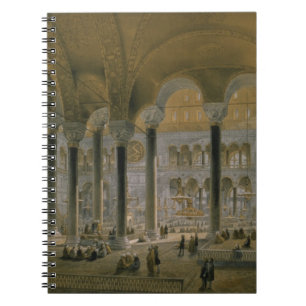 Haghia Sophia, plate 6: the north nave, engraved b Notebook