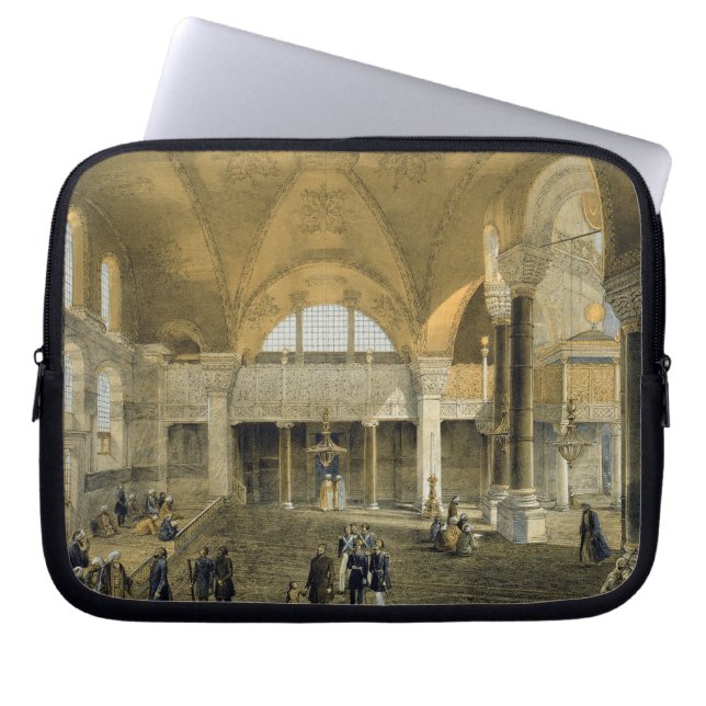 Haghia Sophia, plate 9: the new Imperial Gallery, Laptop Sleeve (Front)