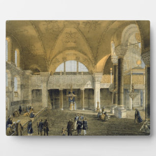 Haghia Sophia, plate 9: the new Imperial Gallery, Plaque