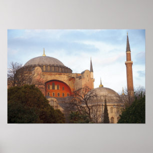 Hagia Sophia inaugurated by the Byzantine Poster