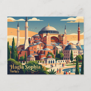 Hagia Sophia, Istanbul, Marmara Turkey Postcard