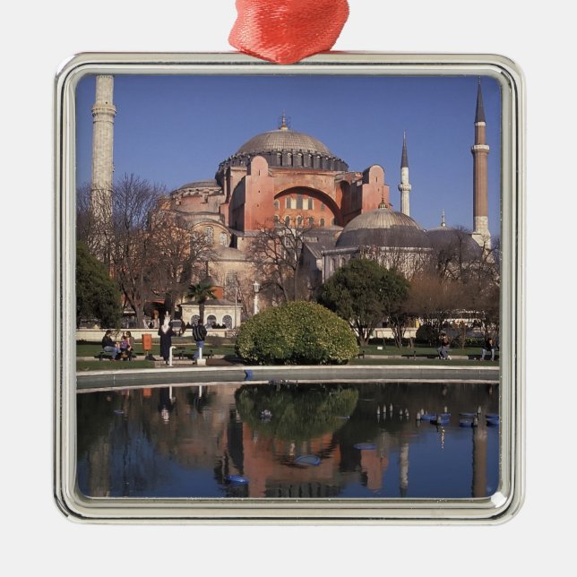 Hagia Sophia, Istanbul, Turkey Metal Tree Decoration (Front)