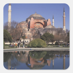 Hagia Sophia, Istanbul, Turkey Square Sticker