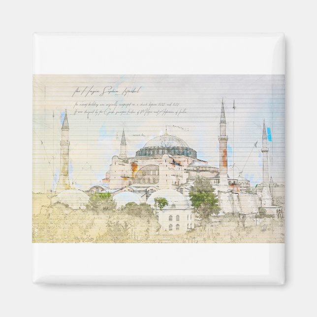 Hagia Sophia Magnet (Front)