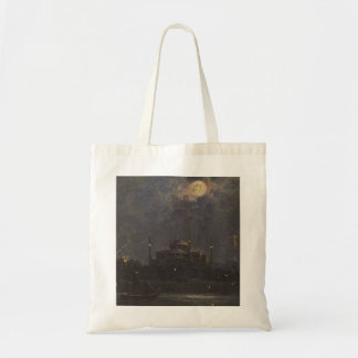 Hagia Sophia or Blue Mosque Istanbul Painting Tote Bag