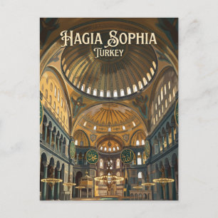 Hagia Sophia Turkey Postcard