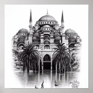 Hagia Sopya in Istanbul Turkey Poster