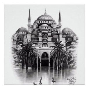 Hagia Sopya in Istanbul Turkey Poster