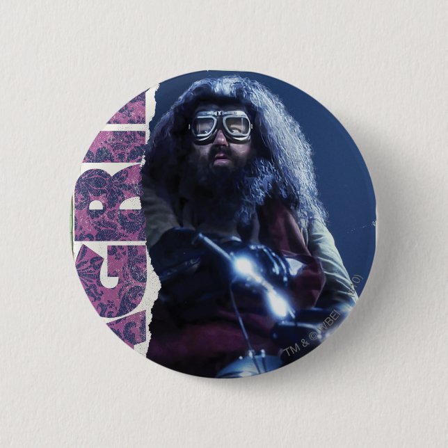 Hagrid 6 Cm Round Badge (Front)