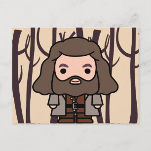 Hagrid Cartoon Character Art Postcard