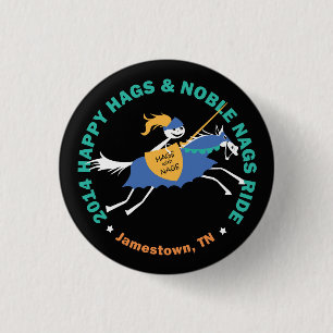 Hags with Nags First Ride 2014 Button