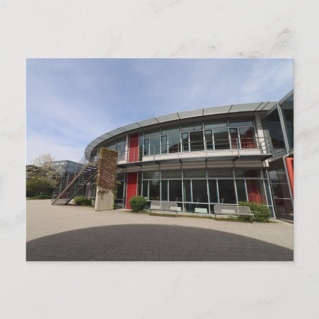 HAGUE REAL SCHOOL NEW BUILDING POSTCARD (Front)