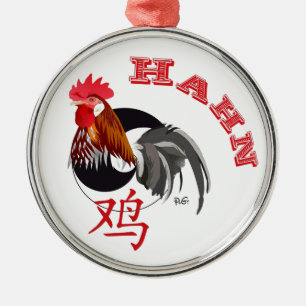 Hahn Chinesisches - Sternzeichen Ornament