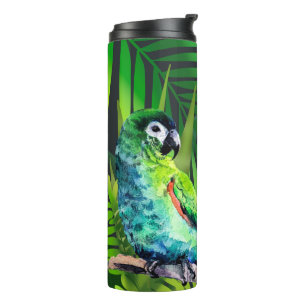 Hahn´s Macaw in a jungle Thermal Tumbler