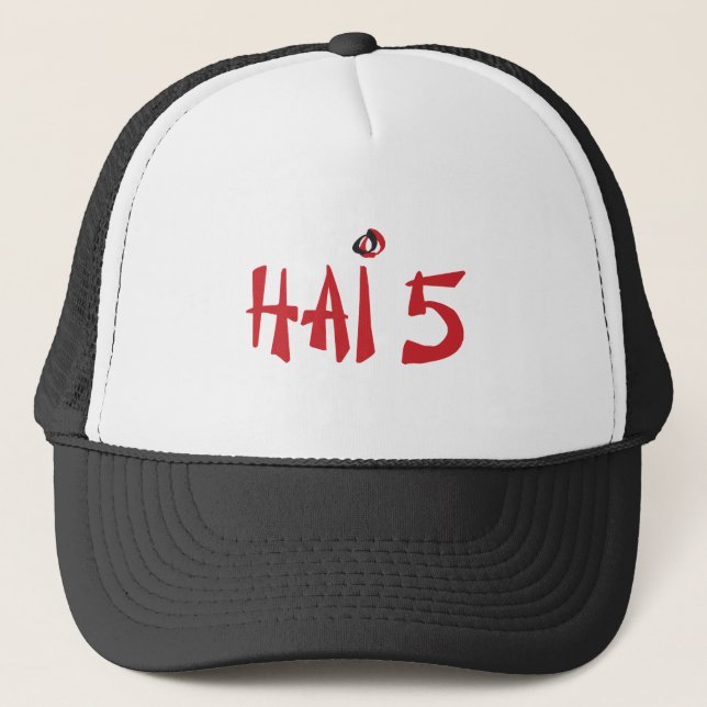 Hai 5 trucker hat (Front)