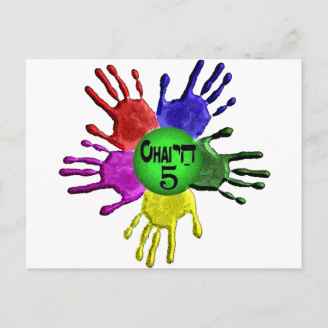 hai Five.png Postcard (Front)