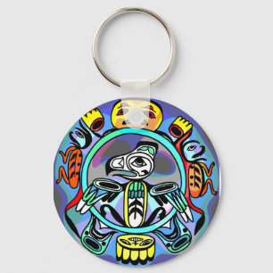 Haida Art Key Ring