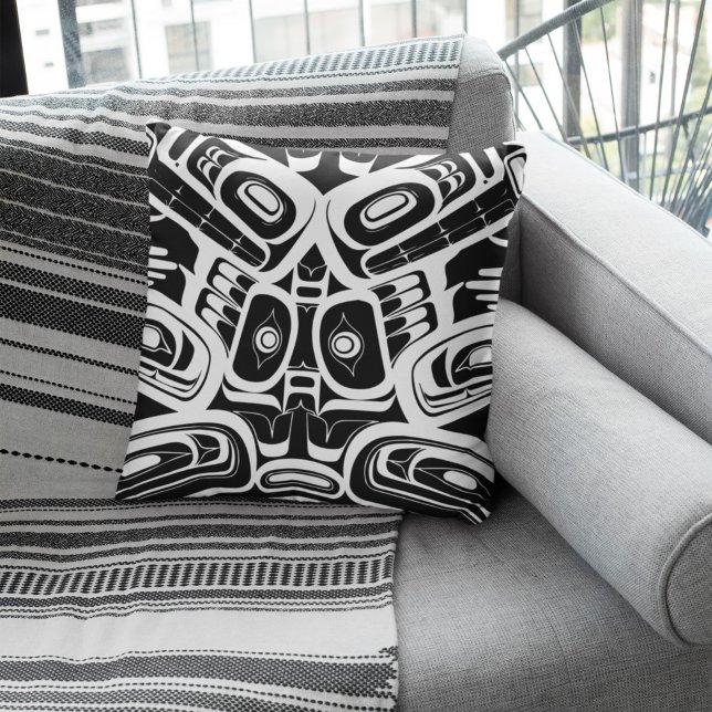 Haida Eagle Thunderbird Northwest Columbia Cushion (Creator Uploaded)