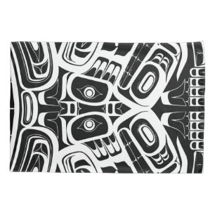 Haida Eagle Thunderbird Northwest Columbia Pillowcase