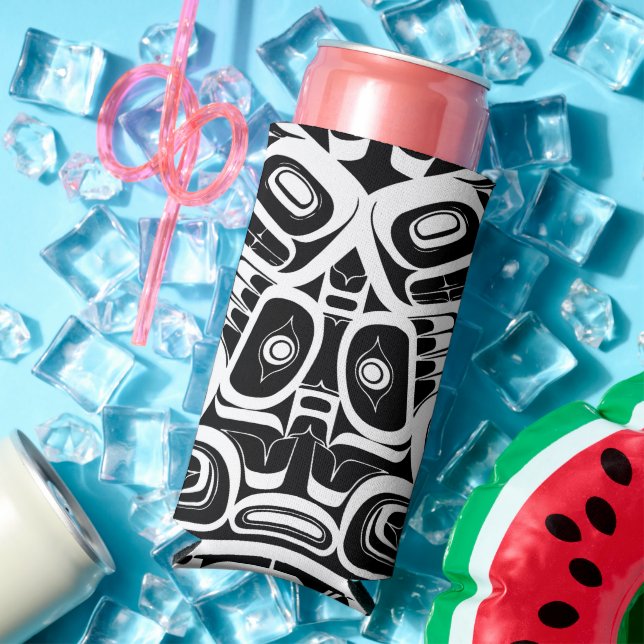 Haida Eagle Thunderbird Northwest Columbia Seltzer Can Cooler (In Situ Summer)
