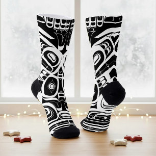Haida Eagle Thunderbird Northwest Columbia Socks