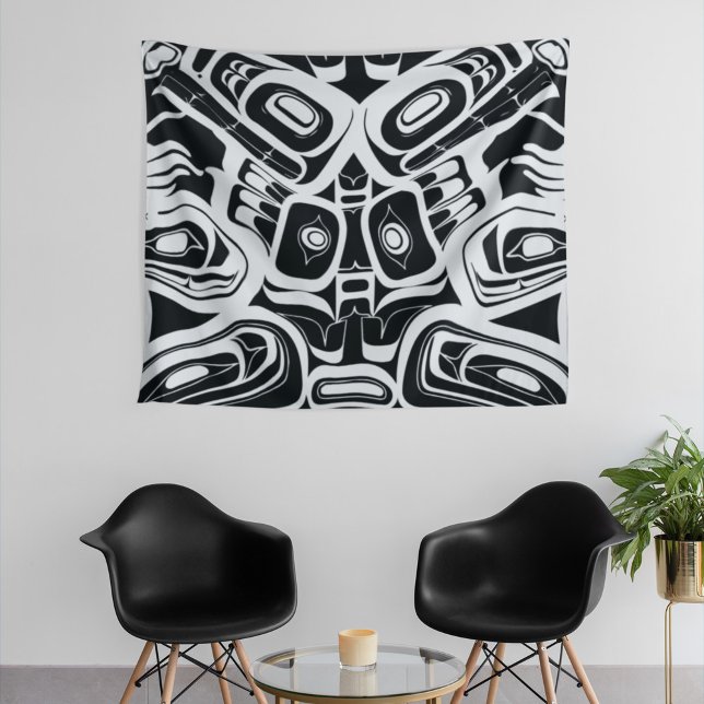 Haida Eagle Thunderbird Northwest Columbia Tapestry (Creator Uploaded)