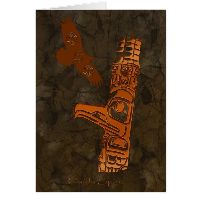 Haida Eagle & Totem Pole Art Series (Front)