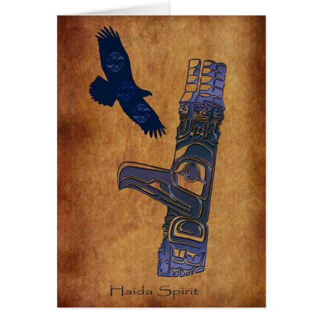 Haida Eagle & Totem Pole Art Series (Front)