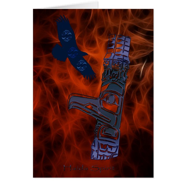 Haida Eagle & Totem Pole Art Series (Front)